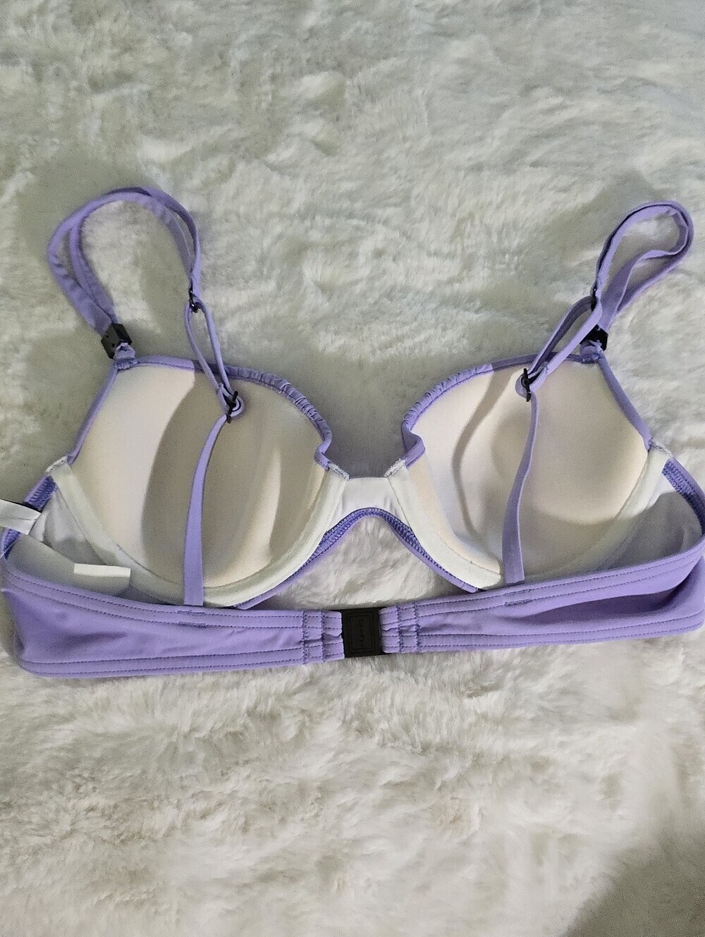Calvin Klein Lavender Rauched Underwire Bikini Top - Picture 5 of 10